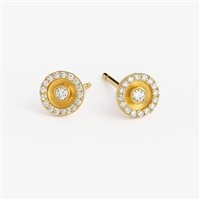 Pendientes Idee Preziose dal 1987 Niño in Oro amarillo Zircone IP.OK18G/95 - IP.OK18G/95